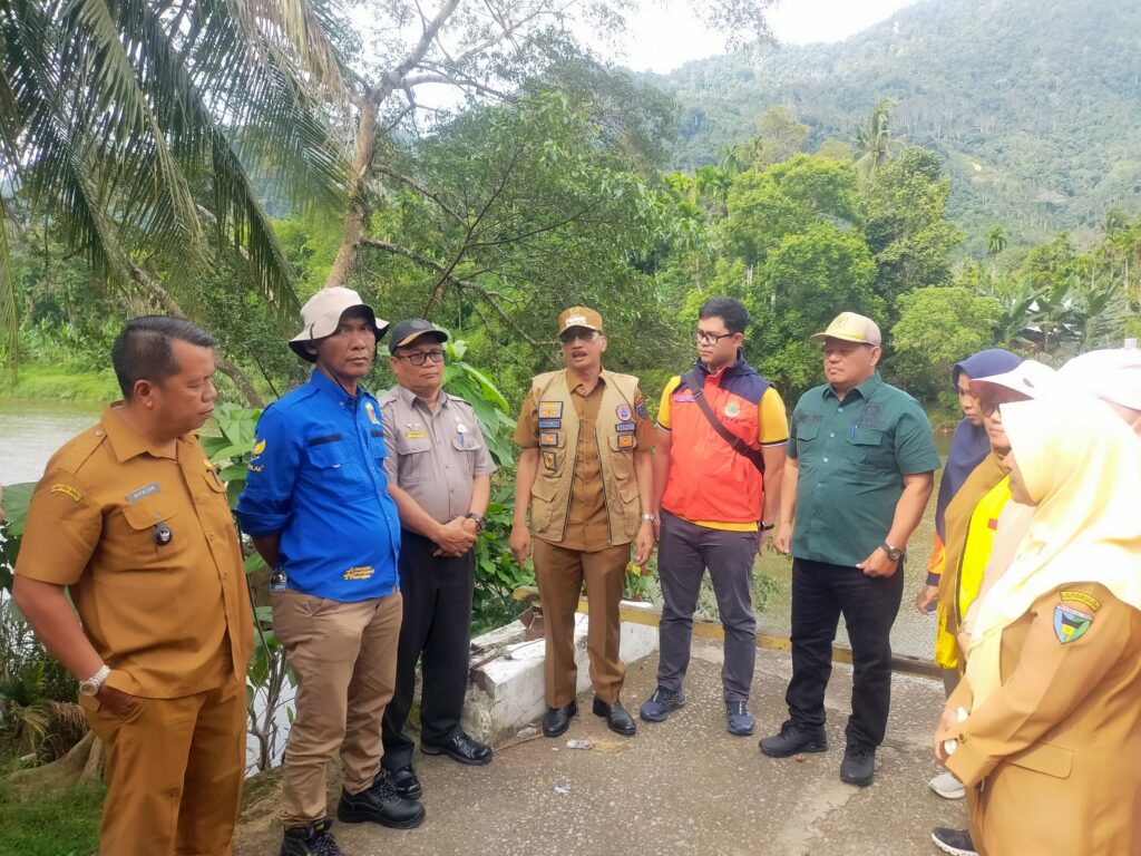 Bupati Hendrajoni Dampingi Tim BNPB Verifikasi Lapangan