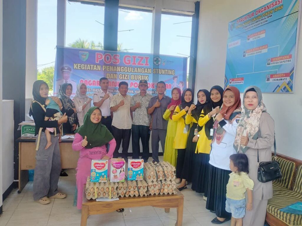 Camat Basa Ampek Balai Tapan Syamwil Buka Sosialisasi Stunting dan Pembentukan Pos Gizi di Nagari Tanjung Pondok