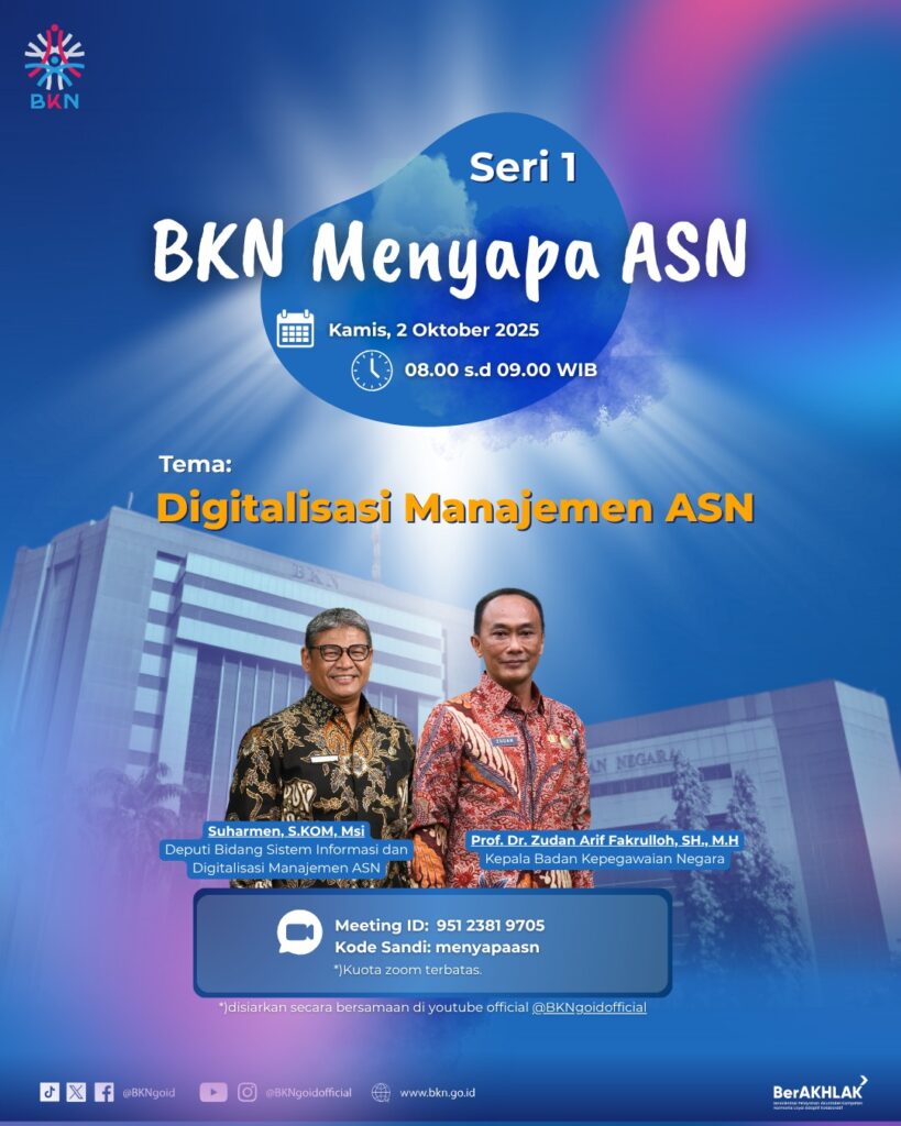 Diskominfo Pessel Fasilitasi ASN Ikuti Program Digitalisasi Manajemen Kepegawaian